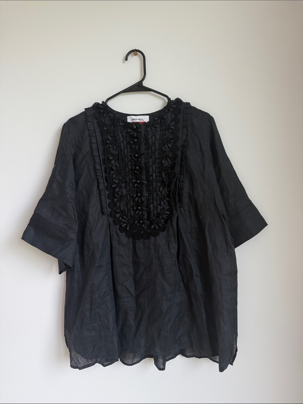 Muveil lily of the valley linen blouse